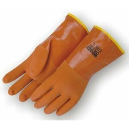 MAJESTIC GLOVE in. Lg Pvc Dbl.Dip Glove Rough Finish12 in. in. in. 3703